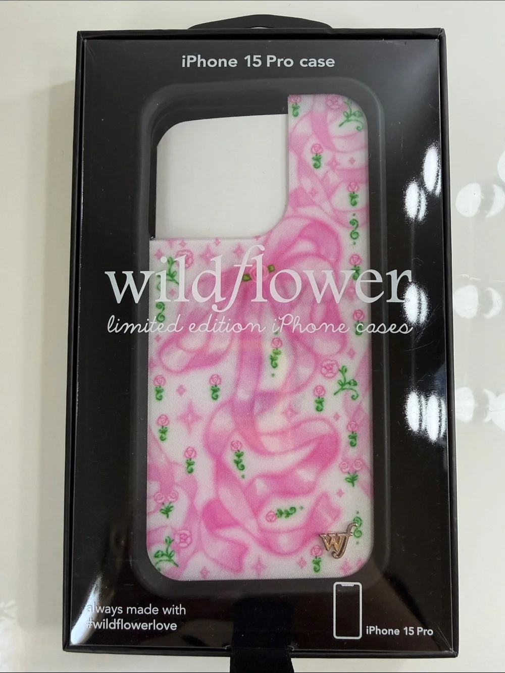 Ribbons and Rosettes iPhone 15 Pro Wildflower case